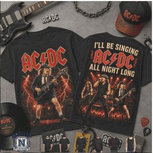 AC DC Rock Band Guitarist Heavy Metal Concert T Shirt