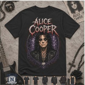 Alice Cooper Rock Band Concert Tour Heavy Metal T Shirt