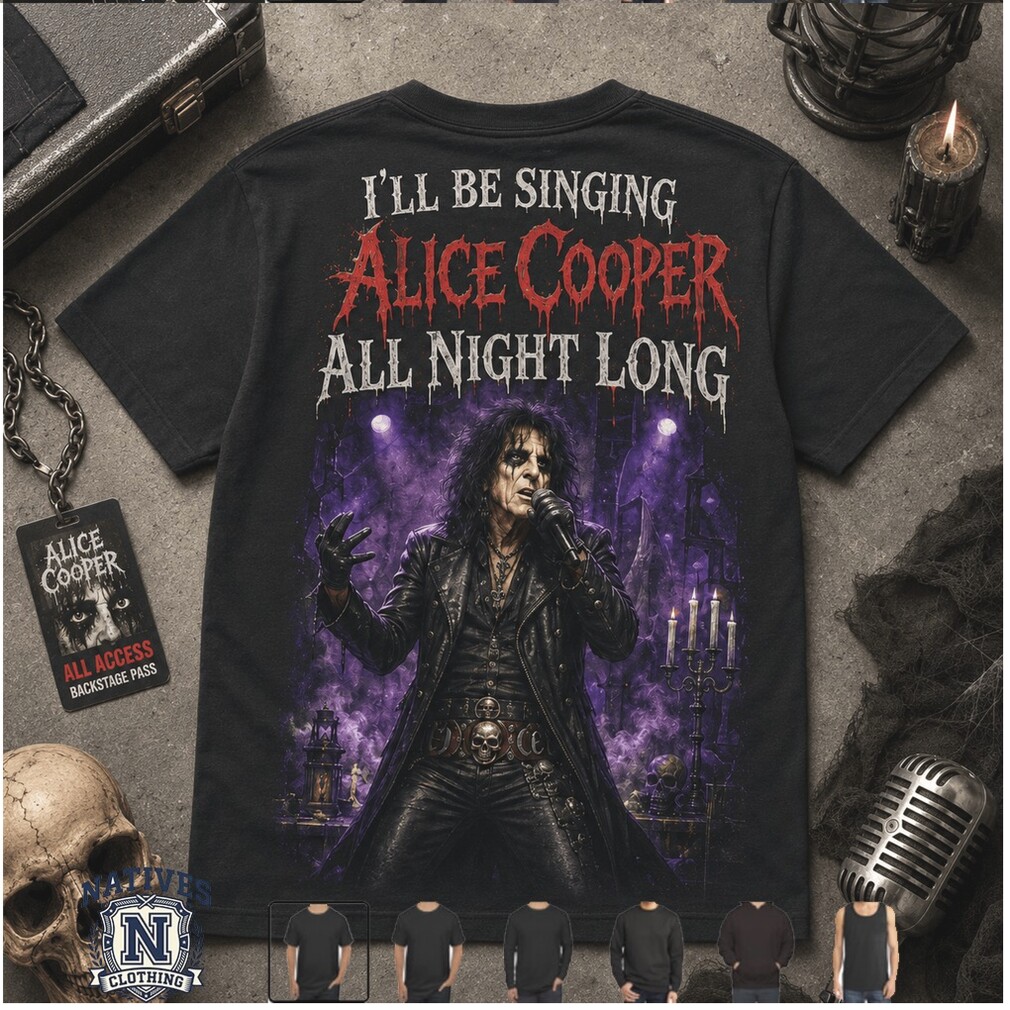 Alice Cooper Rock Band Concert Tour Heavy Metal T Shirt Alice Cooper Rock Band Concert Tour Heavy Metal T Shirt