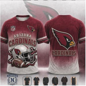 Arizona Cardinals Football Helmet Graphic T Shirt