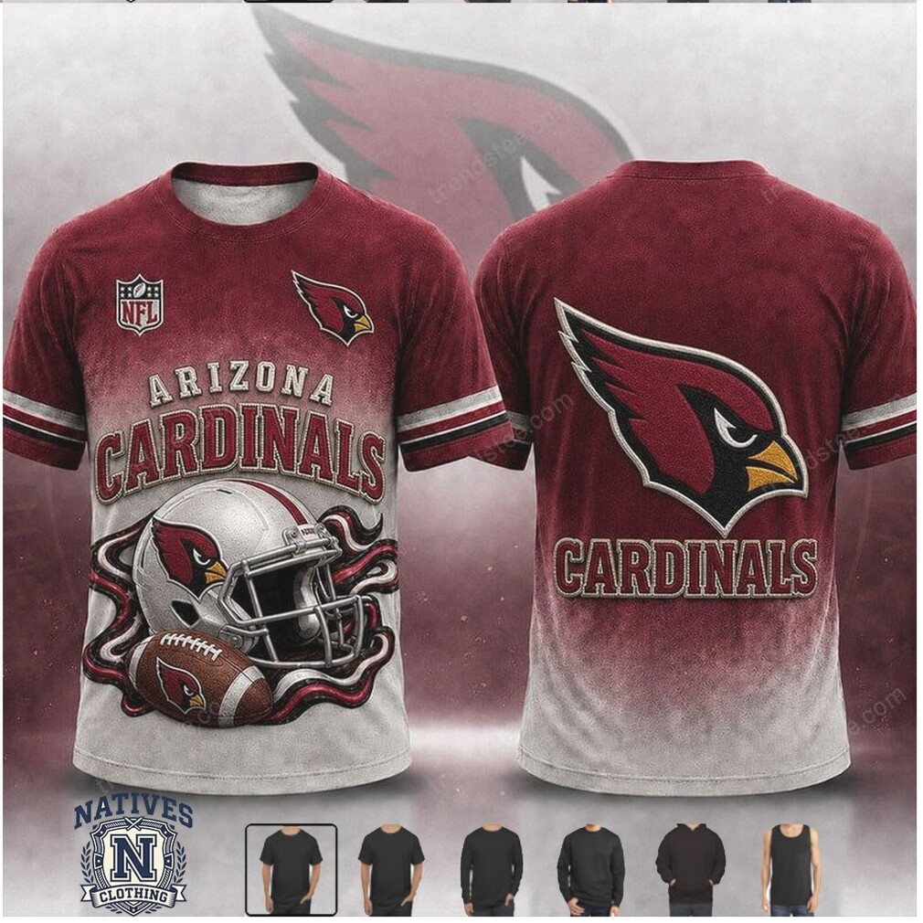 Arizona Cardinals Football Helmet Graphic T Shirt Arizona Cardinals Football Helmet Graphic T Shirt