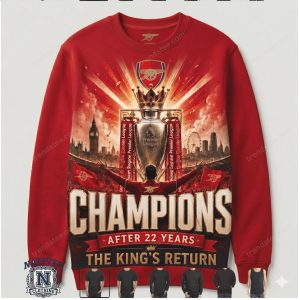 Arsenal Champions After 22 Years Soccer Hoodie