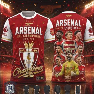 Arsenal Champions Premier League Football Jersey Hoodie