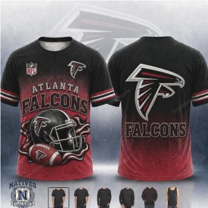 Atlanta Falcons Helmet Football Fan Apparel T Shirt
