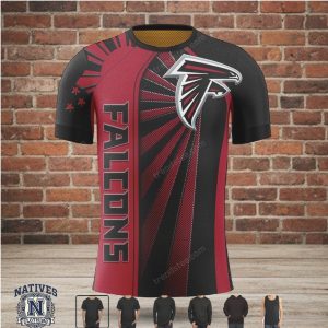 Atlanta Falcons Mascot Sunburst Athletic Hoodie