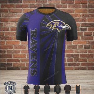Baltimore Football Sunburst Raven Fan Hoodie