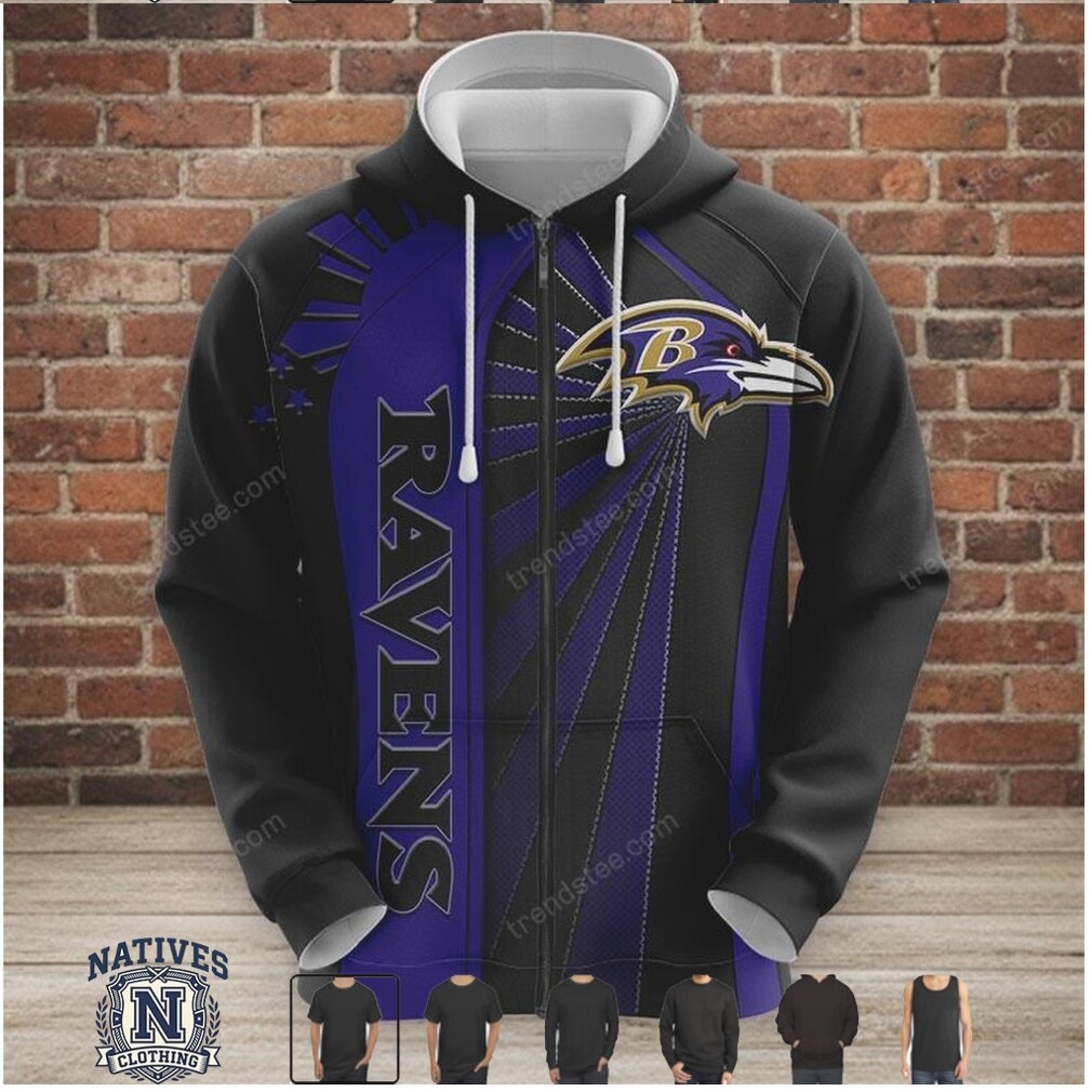Baltimore Football Sunburst Raven Fan Hoodie Baltimore Football Sunburst Raven Fan Hoodie