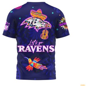 Baltimore Ravens Bird Sombrero Hispanic Heritage Month Shirt
