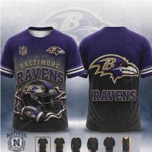 Baltimore Ravens Football Helmet Mascot Hoodie