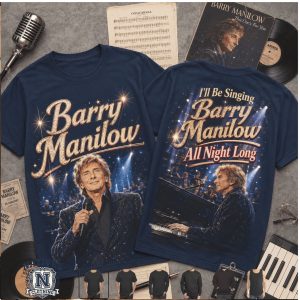 Barry Manilow Concert Vintage Glitter T Shirt