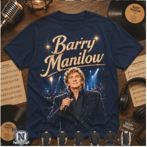 Barry Manilow Concert Vintage Glitter T Shirt