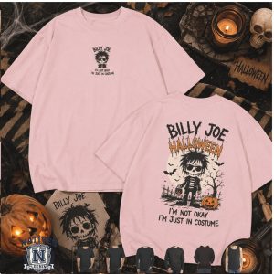 Billy Idol Halloween Pumpkin Not Okay Just In Costume T Shirt