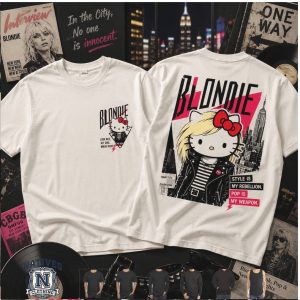 Blondie Rock Band New York Hello Kitty Punk T Shirt