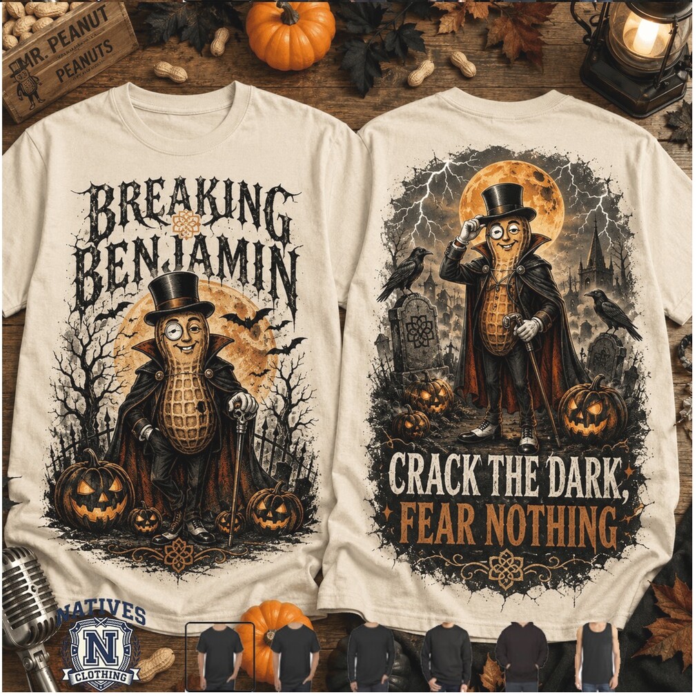 Breaking Benjamin Crack The Dark Fear Nothing Halloween T Shirt Breaking Benjamin Crack The Dark Fear Nothing Halloween T Shirt