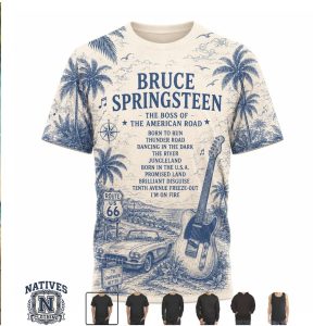 Bruce Springsteen Heartland Rock American Legend T Shirt