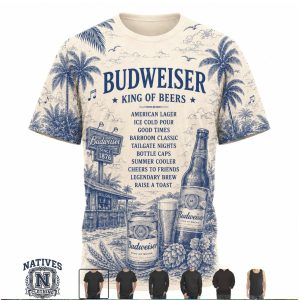 Budweiser King Of Beers American Lager T Shirt