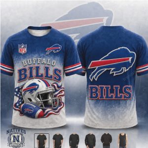Buffalo Bills Helmet Football Fan Apparel T Shirt