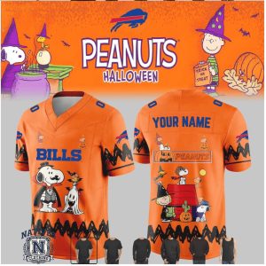 Buffalo Bills Peanuts Halloween Snoopy Sports Jersey