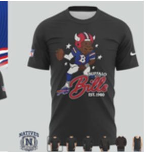Buffalo Bills Vintage Mascot Est 1960 Football T Shirt