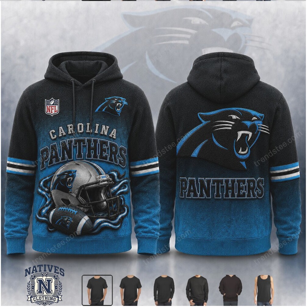 Carolina Panthers Football Helmet American Flag Hoodie Carolina Panthers Football Helmet American Flag Hoodie