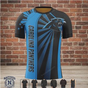 Carolina Panthers Football Sunburst Graphic Hoodie