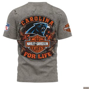 Carolina Panthers Harley Davidson Motorcycle Shirt