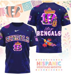 Cincinnati Bengals Logo Sombrero Hispanic Heritage Month Shirt Cincinnati Bengals Logo Sombrero Hispanic Heritage Month Shirt