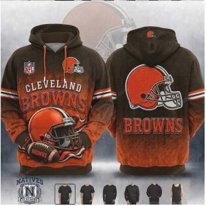 Cleveland Browns Helmet Football Fan Apparel T Shirt