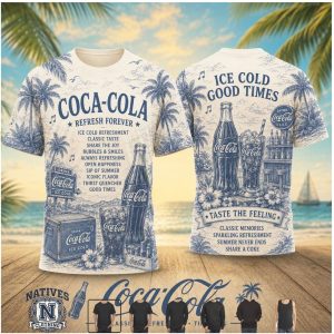 Coca Cola Refresh Forever Ice Cold Classic T Shirt