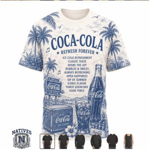 Coca Cola Refresh Forever Ice Cold Classic T Shirt