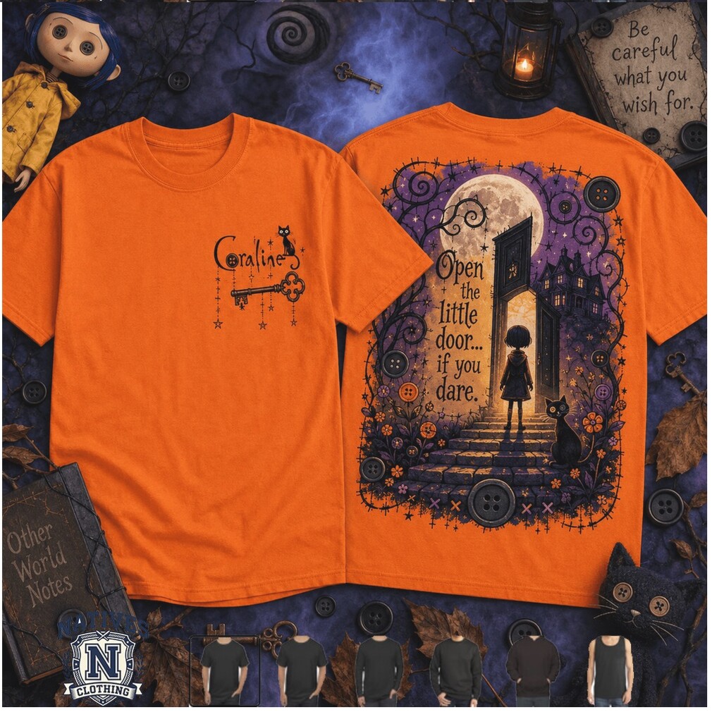 Coraline Secret Door Halloween Key T Shirt Coraline Secret Door Halloween Key T Shirt