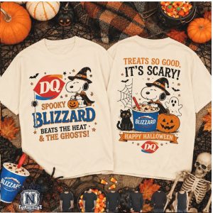 Dairy Queen Snoopy Halloween Ghost Witch T Shirt
