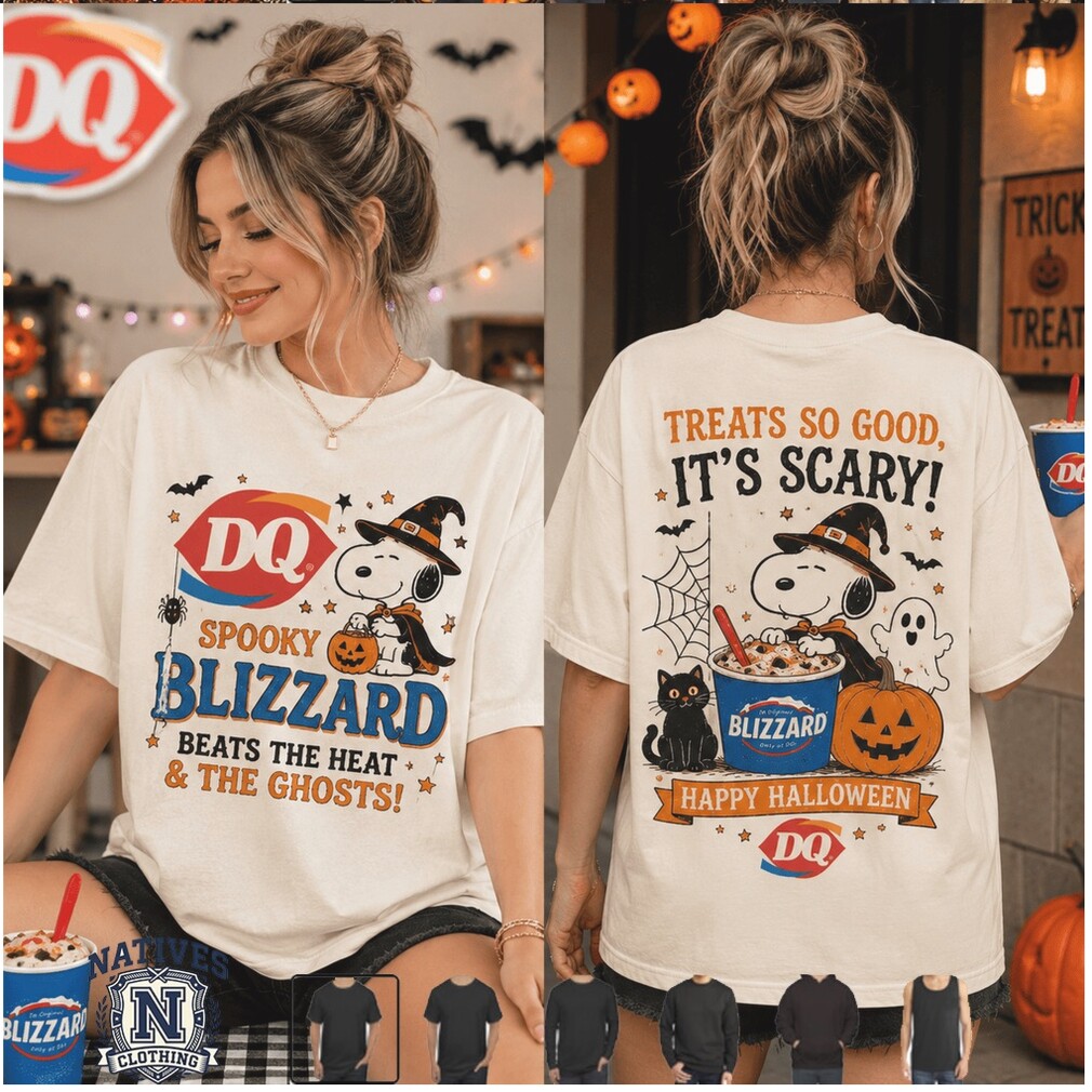 Dairy Queen Snoopy Halloween Ghost Witch T Shirt Dairy Queen Snoopy Halloween Ghost Witch T Shirt