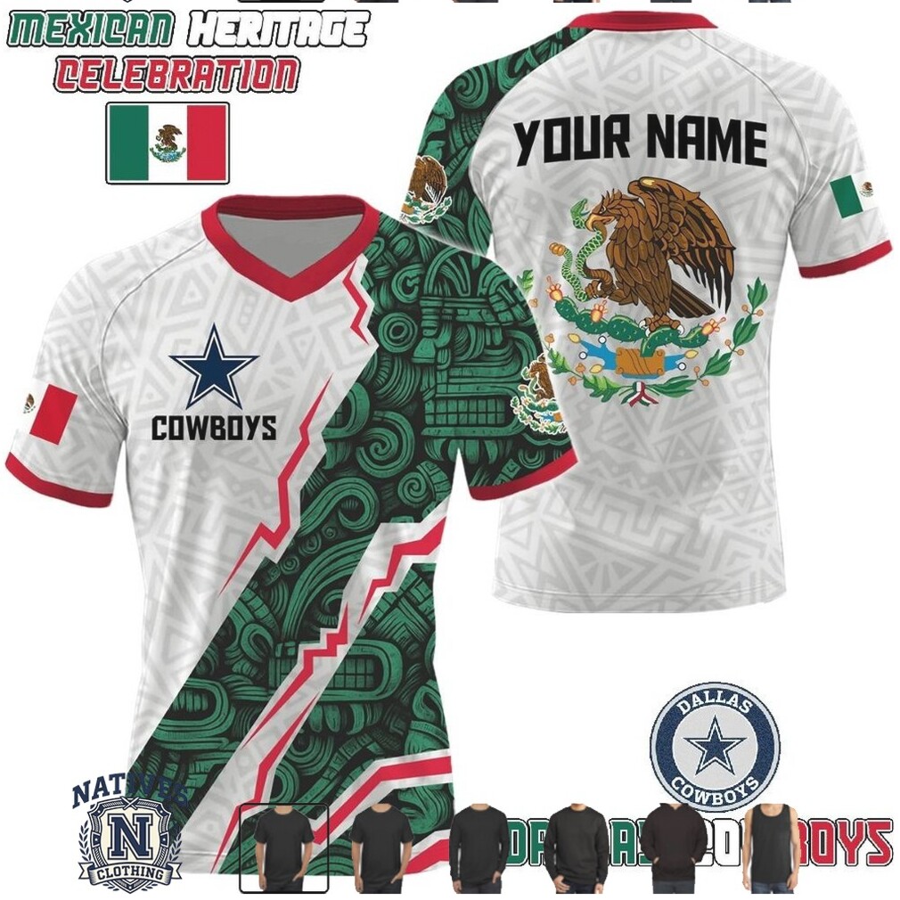 Dallas Cowboys Mexican Heritage Celebration NFL Football Jersey Dallas Cowboys Mexican Heritage Celebration NFL Football Jersey