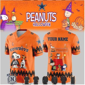 Dallas Football Snoopy Peanuts Halloween Jersey T Shirt