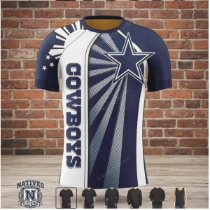 Dallas Football Sunburst Star Fan Sweater