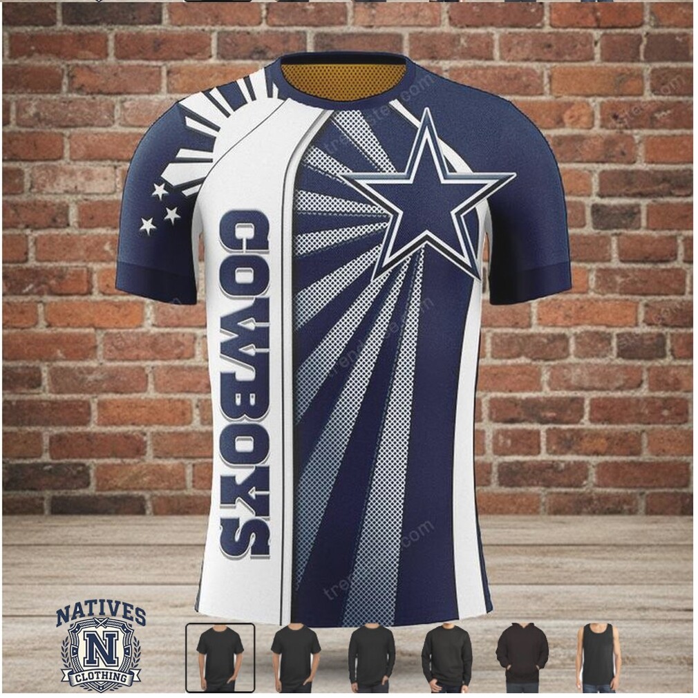 Dallas Football Sunburst Star Fan Sweater Dallas Football Sunburst Star Fan Sweater