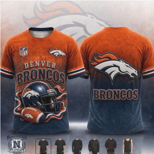 Denver Broncos Football Helmet Mascot Hoodie
