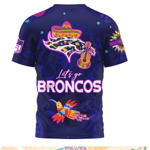 Denver Broncos Logo Sombrero Hispanic Heritage Month Shirt Denver Broncos Logo Sombrero Hispanic Heritage Month Shirt