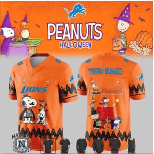 Detroit Football Snoopy Peanuts Halloween Jersey T Shirt