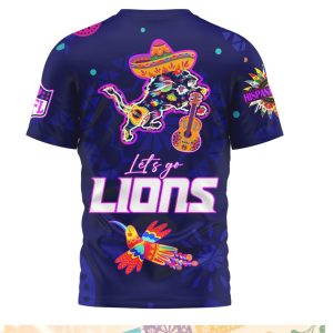 Detroit Lions Mascot Sombrero Hispanic Heritage Month Shirt Detroit Lions Mascot Sombrero Hispanic Heritage Month Shirt