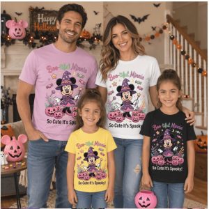 Disney Minnie Mouse Witch Bootiful So Cute Its Spooky T Shirt