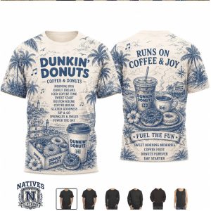 Dunkin Donuts Coffee And Donuts Vintage Summer T Shirt