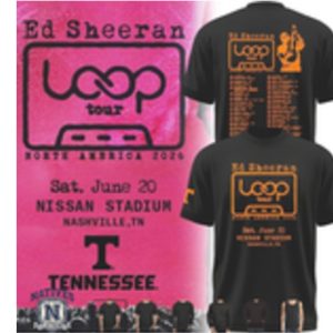 Ed Sheeran Loop Tour Tennessee Nashville T Shirt