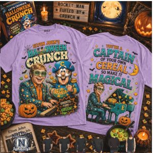 Elton John Captain Crunch Magic Spooky Halloween T Shirt