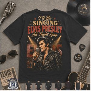Elvis Presley Rock and Roll Concert Vintage T Shirt