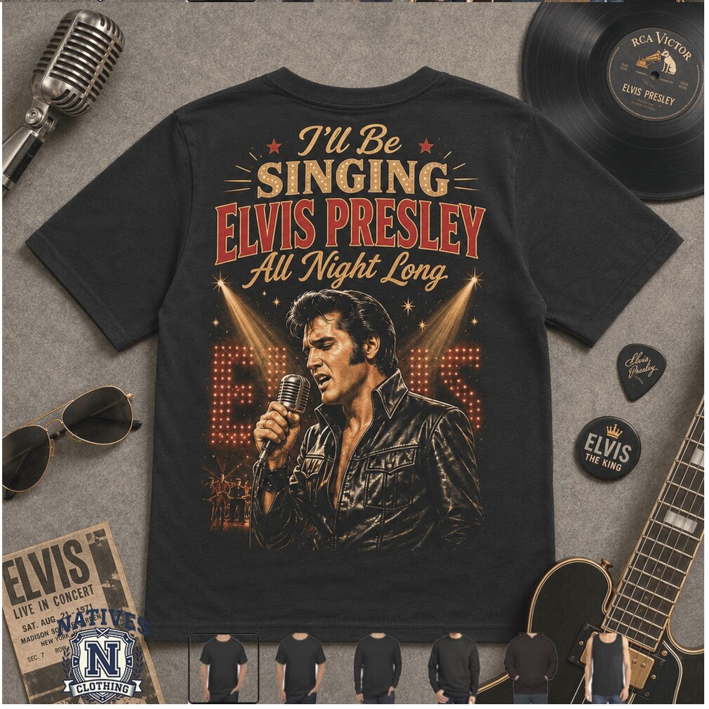 Elvis Presley Rock and Roll Concert Vintage T Shirt Elvis Presley Rock and Roll Concert Vintage T Shirt