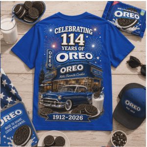 Favorite Cookie Oreo Vintage Car 114 Years Anniversary Classic T Shirt