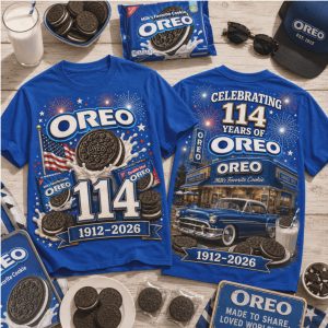 Favorite Cookie Oreo Vintage Car 114 Years Anniversary Classic T Shirt
