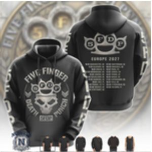 Five Finger Death Punch Brass Knuckles Tour Hoodie